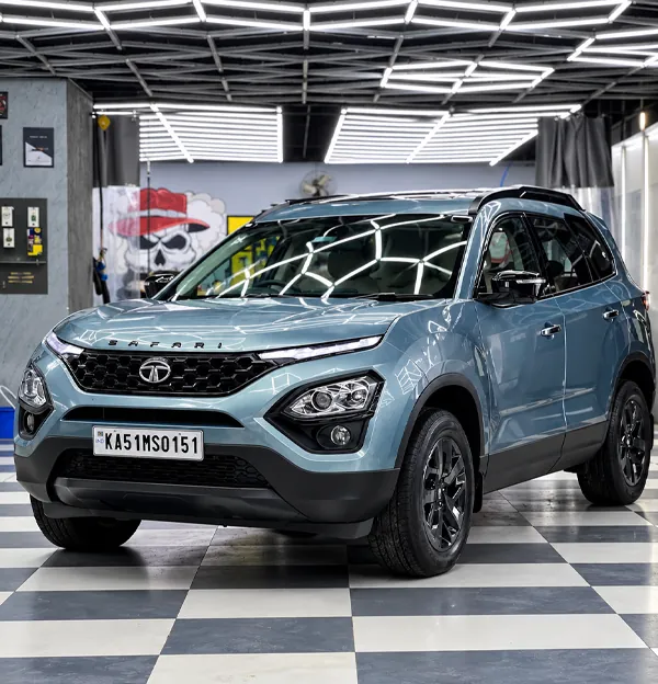 SUV with UltrashieldX paint protection film at our Bommanahalli studio